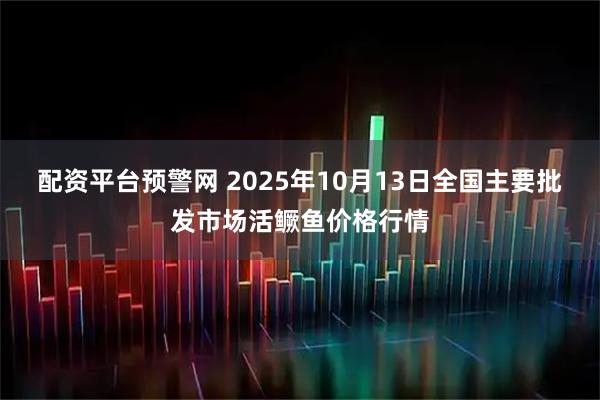 配资平台预警网 2025年10月13日全国主要批发市场活鳜鱼价格行情