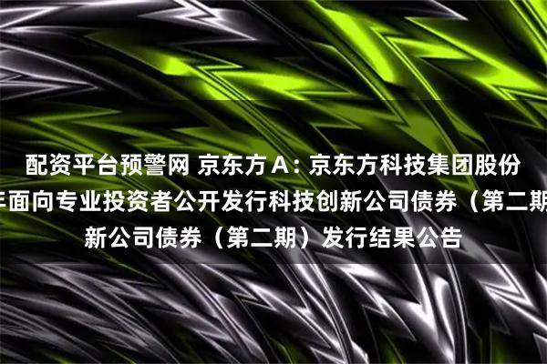 配资平台预警网 京东方Ａ: 京东方科技集团股份有限公司2025年面向专业投资者公开发行科技创新公司债券（第二期）发行结果公告